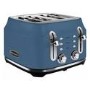 Rangemaster Classic 4 Slice Toaster - Stone Blue