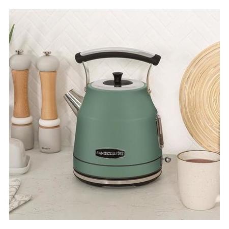 Rangemaster Cordless Classic Dome 1.7L Kettle - Mineral Green