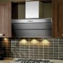 Rangemaster 86890 Galaxy Angled 90cm Chimney Hood  in Stainless steel