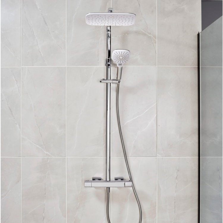 Triton Velino Cool Touch Bar Diverter Thermostatic Mixer Shower