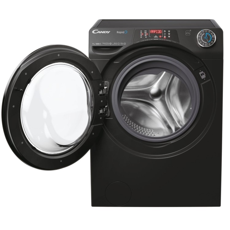 Candy Rapido 9kg 1600rpm Washing Machine - Black