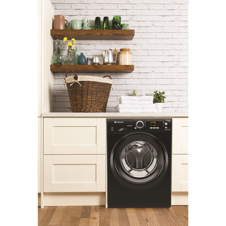 Hotpoint RPD9467JKK Ultima S-Line 9kg 1400rpm Freestanding Washing Machine-Black