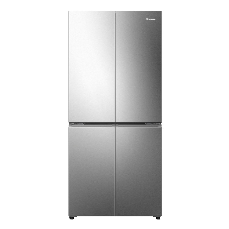 Hisense PureFlat 483L Four Door American Fridge Freezer - Stainless Steel