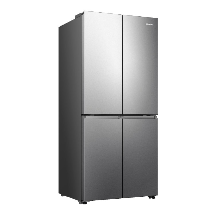 Hisense PureFlat 483L Four Door American Fridge Freezer - Stainless Steel