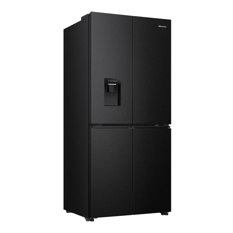 Hisense Pureflat Infinite 482 Litre Four Door American Fridge Freezer - Black