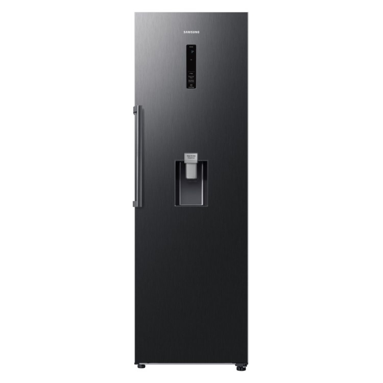 Samsung 382 Litre Tall One Door Fridge with Non-Plumbed Water Dispenser - Black