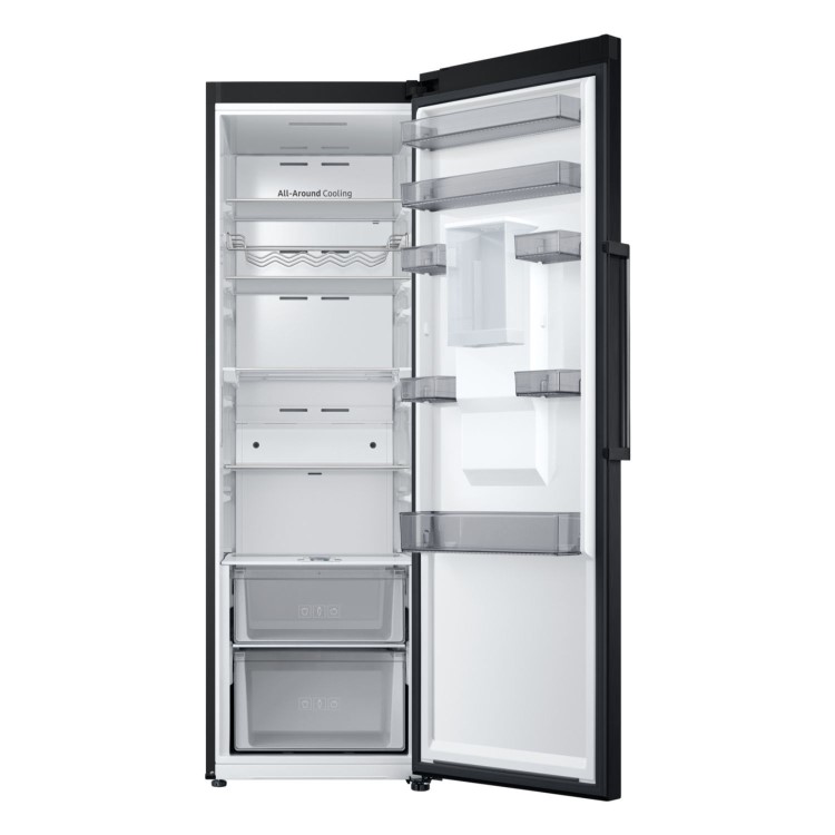 Samsung 382 Litre Tall One Door Fridge with Non-Plumbed Water Dispenser - Black