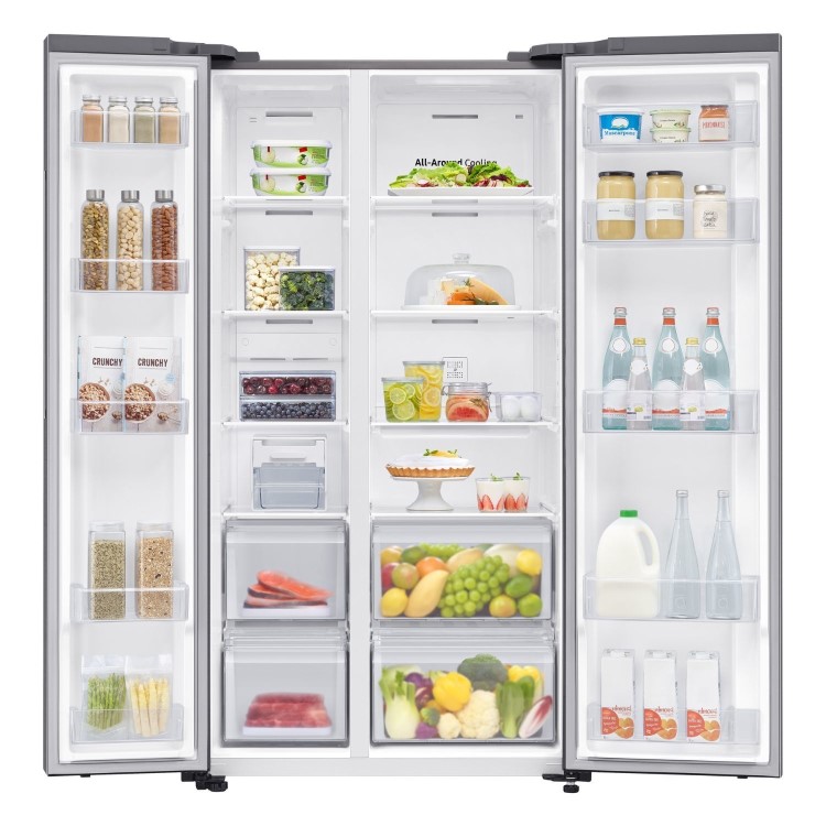 Samsung 655 Litre Side-by-Side American Fridge Freezer with SpaceMax - Silver