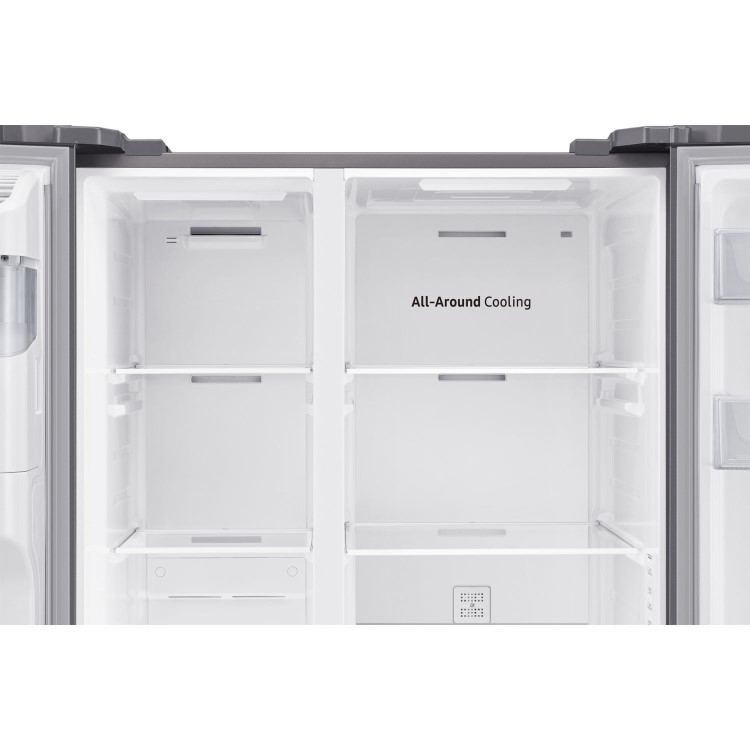 Refurbished Samsung RS65DG5403S9EU Freestanding 635 Litre Frost Free American Fridge Freezer with SpaceMax Technology Stainless steel