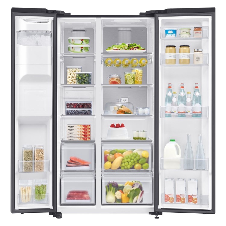 Samsung 635 Litre Side-by-Side American Fridge Freezer with SpaceMax - Black