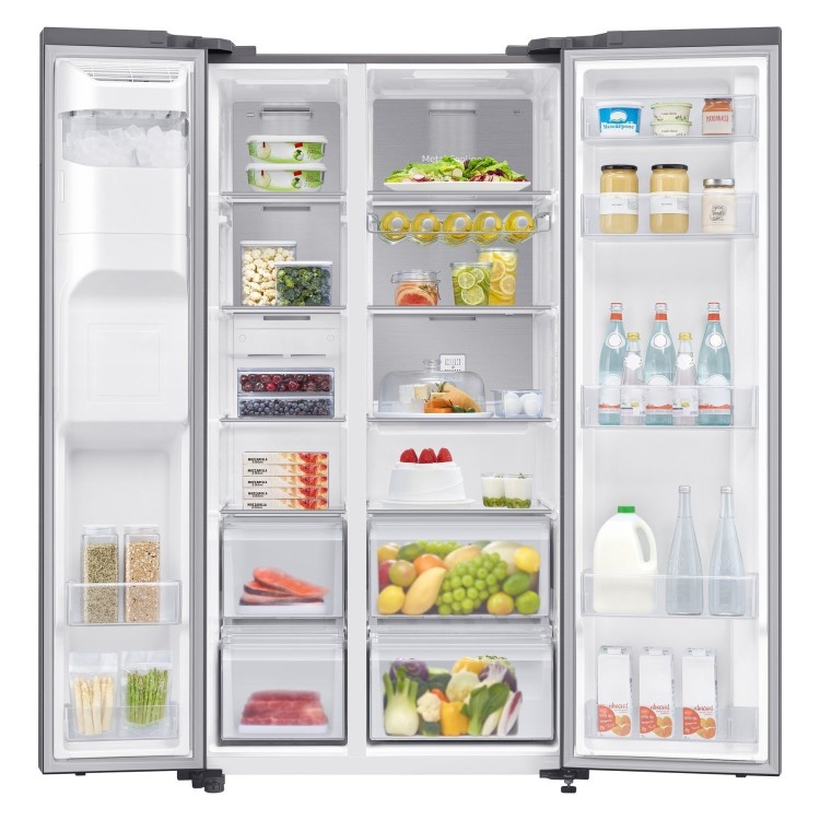 Samsung 635 Litre Side-by-Side American Fridge Freezer with SpaceMax - Silver