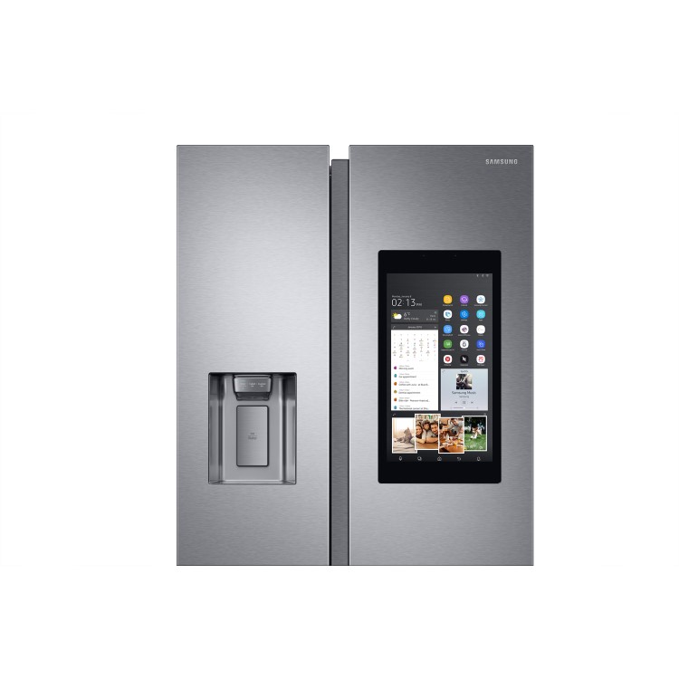 Samsung RS68N8941SL 613 Litre American Style Fridge Freezer Touchscreen 2 Door 91cm Wide - Silver