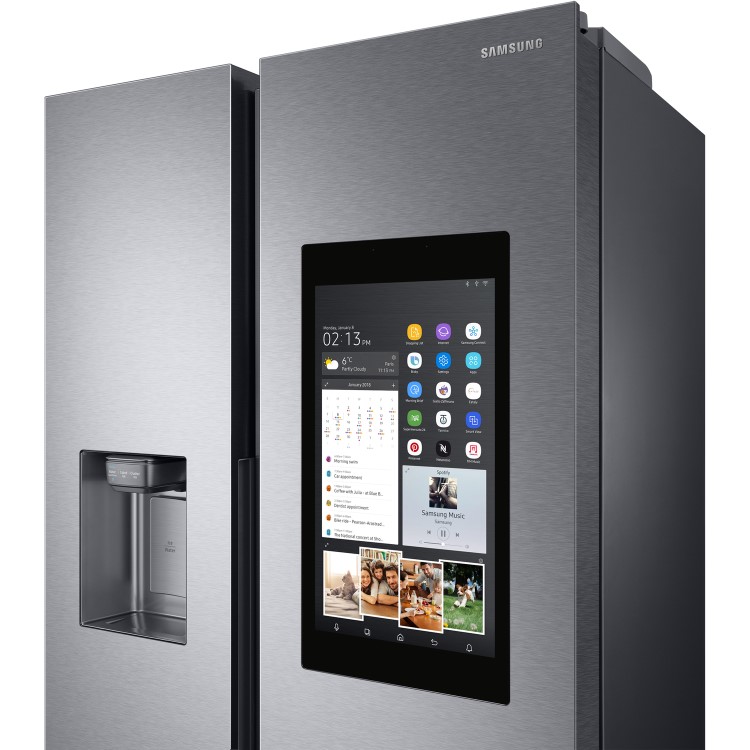 Samsung RS68N8941SL 613 Litre American Style Fridge Freezer Touchscreen 2 Door 91cm Wide - Silver