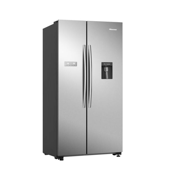 Hisense 578 Litre Side-By-Side American Fridge Freezer -Silver