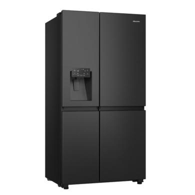 Hisense Pureflat Infinite 632 Litre Side-by-Side American Fridge Freezer - Black