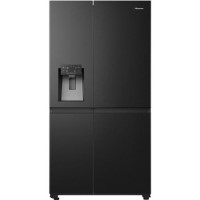 Hisense 632 Litre Side-by-Side American Fridge Freezer - Premium Black