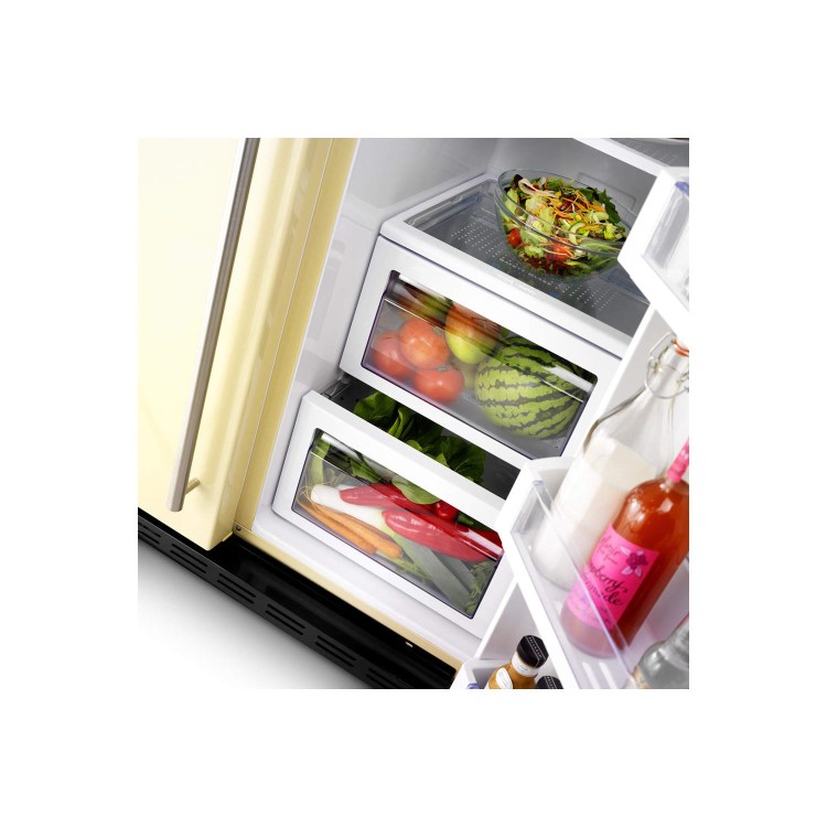 Rangemaster RSXS663GBC 44580 American Fridge Freezer - Black