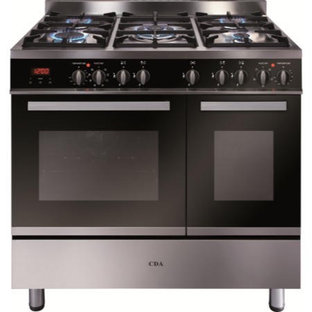 cda 90cm dual fuel range cooker