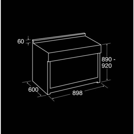 CDA RC9621SS 90cm Wide Double Oven Electric Range Cooker With Ceramic Hob - Stainless Steel