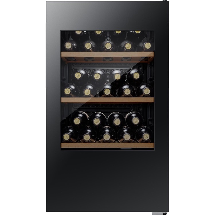 Hisense 30 Bottle Single Zone Wine Cooler - Black