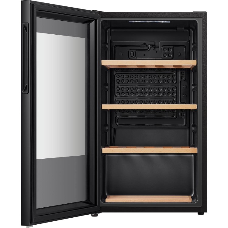 Hisense 30 Bottle Single Zone Wine Cooler - Black