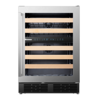 Hisense 46 Bottle Freestanding Wine Cooler - Black