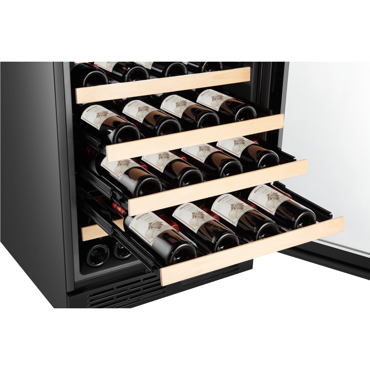 Hisense 54 Bottle Freestanding Wine Cooler - Silver