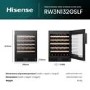 Hisense 46 Bottle Freestanding Wine Cooler - Black