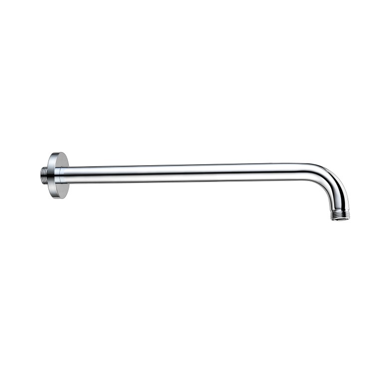 Chrome 400mm Round Wall Arm 