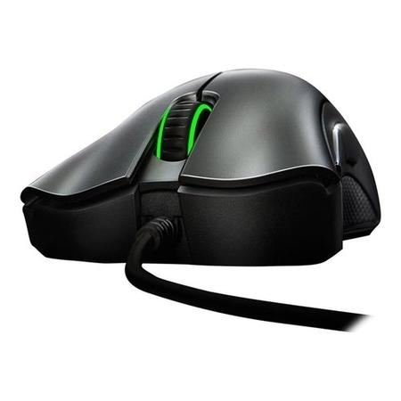 Razer DeathAdder Essential Green Backlight Wired Gaming Mouse Black