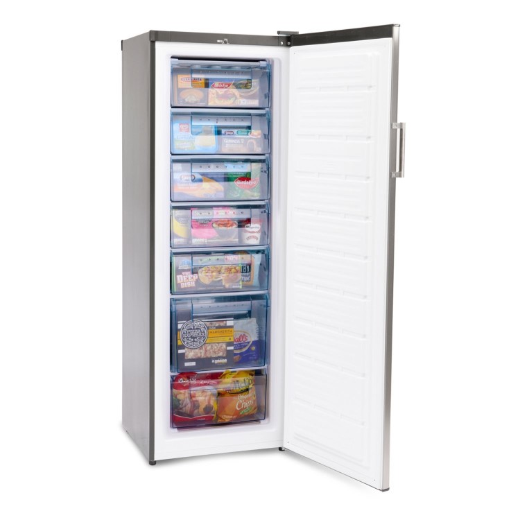 Iceking 242 Litre Freestanding Tall Freezer - Silver