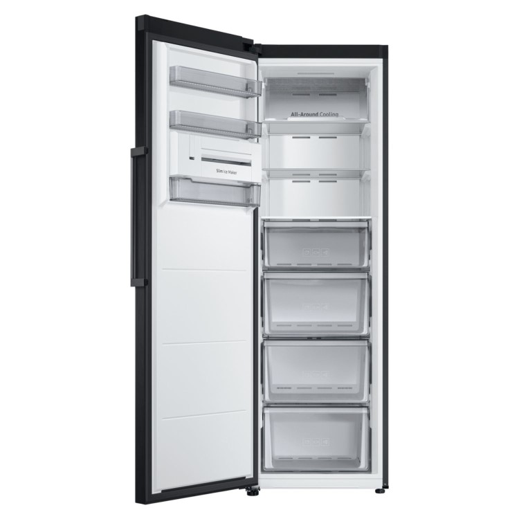 Refurbished Samsung RZ32C7BDEB1 Freestanding 323 Litre Frost Free Tall Freezer Black