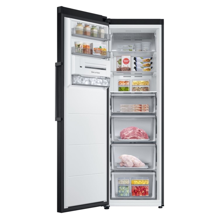 Refurbished Samsung RZ32C7BDEB1 Freestanding 323 Litre Frost Free Tall Freezer Black