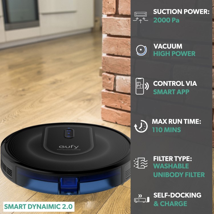 RoboVac-G30 - Eufy Verge Robot Vacuum Cleaner with Smart Dynamic Navigation