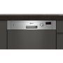 Neff S41E50N1GB 12 Place Semi-integrated Dishwasher With Stainless Steel Panel