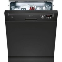 Neff S41E50S1GB 12 Place Semi Integrated Dishwasher - Black Control Panel