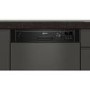 Neff S41E50S1GB 12 Place Semi Integrated Dishwasher - Black Control Panel