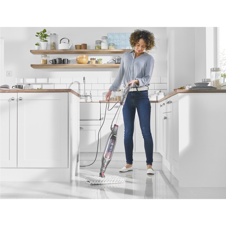 Shark Klik n' Flip Automatic Steam Mop - Grey & Bordeaux