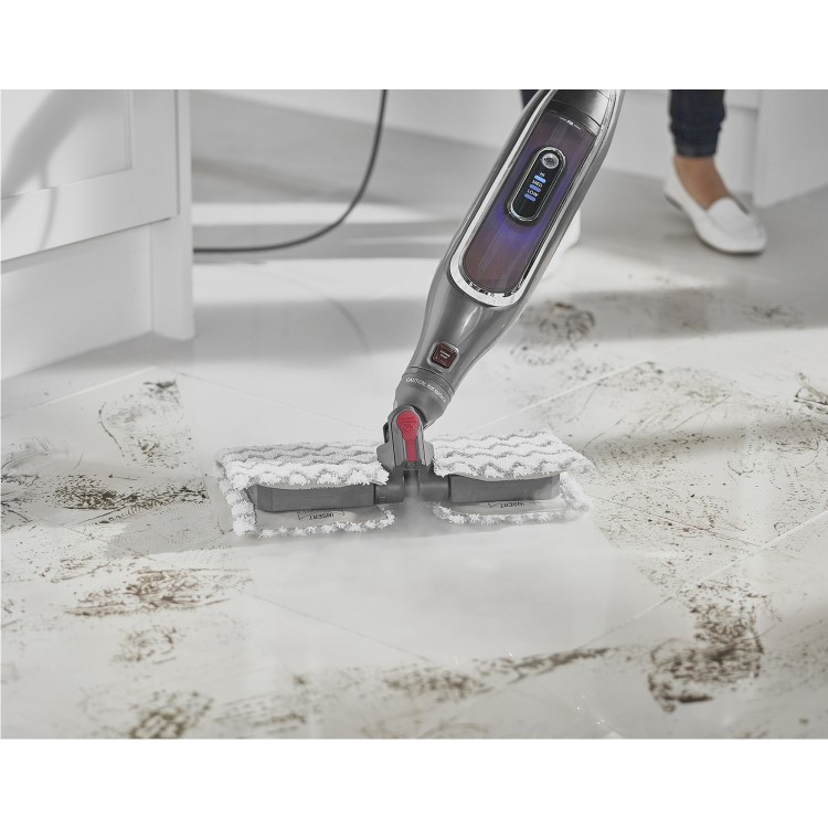 Shark Klik n' Flip Automatic Steam Mop - Grey & Bordeaux