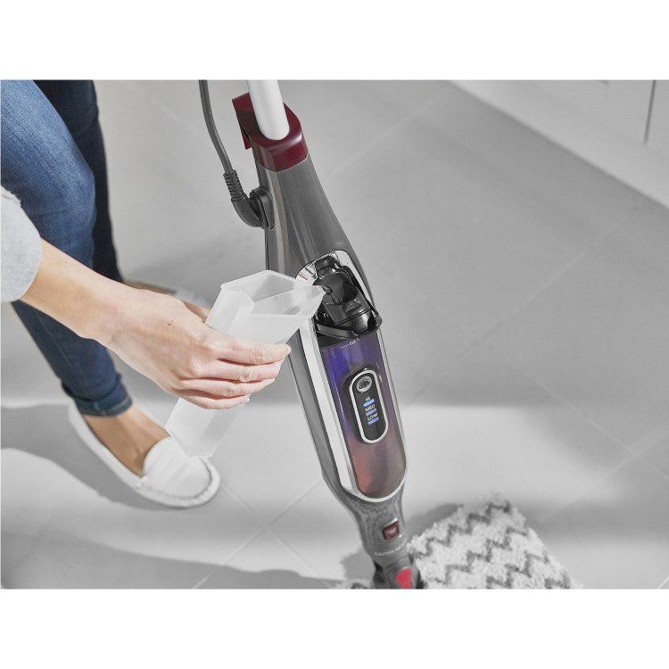 Shark Klik n' Flip Automatic Steam Mop - Grey & Bordeaux