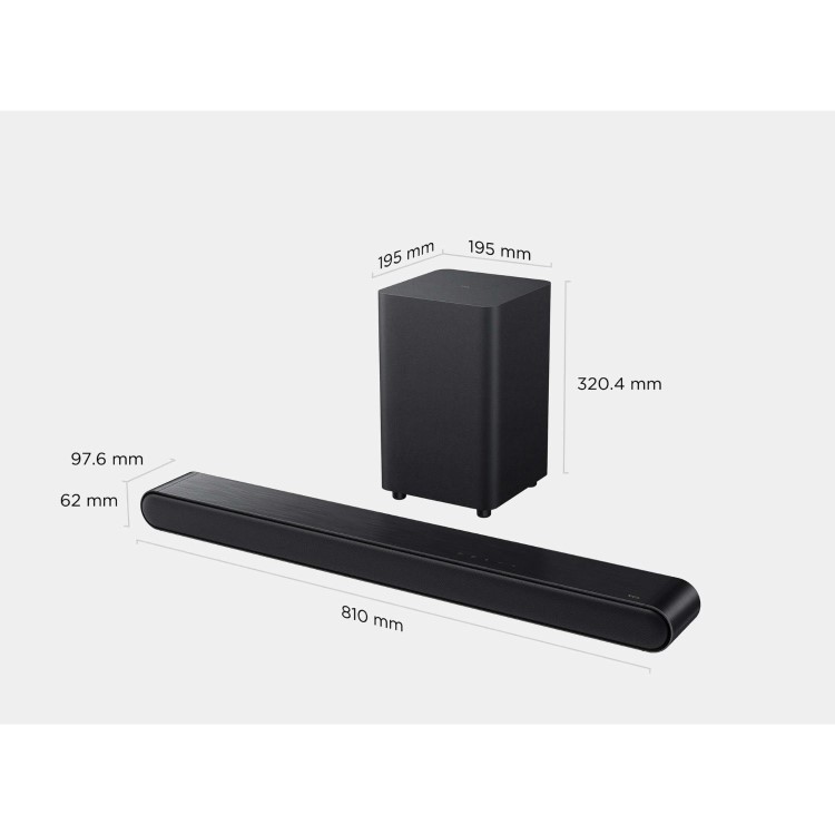 TCL S643W 3.1 Sound Bar & Wireless Subwoofer