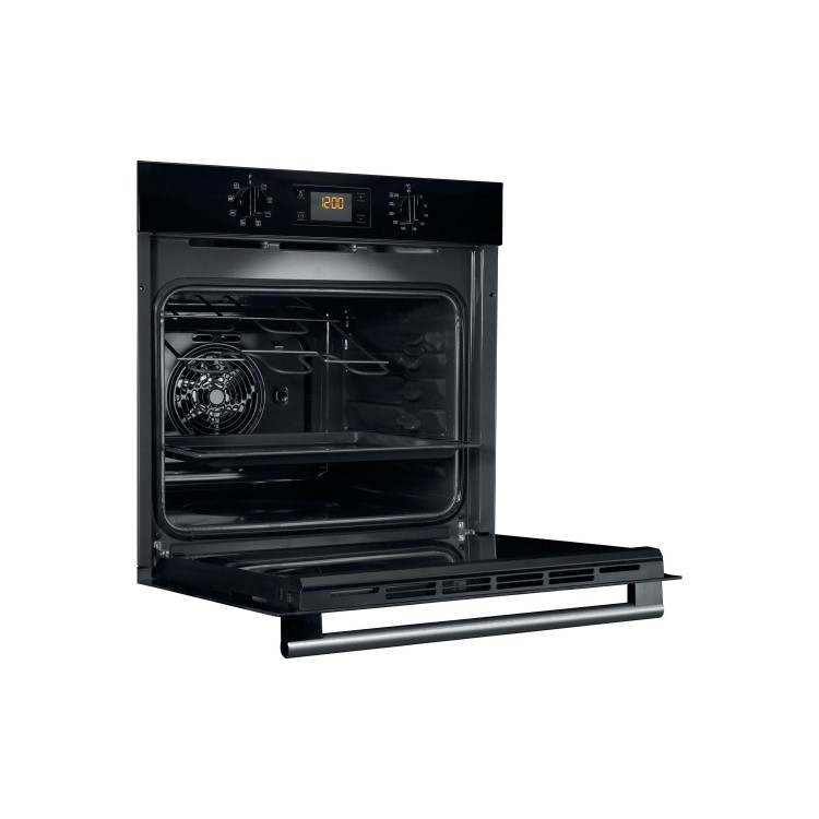 Hotpoint Electric Fan Assisted Single Oven - Black