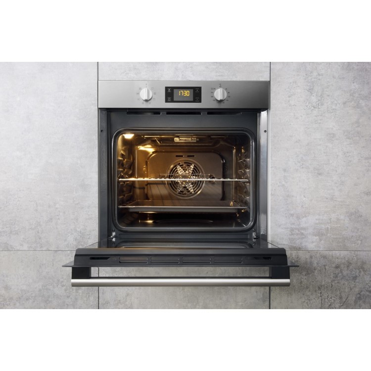 Hotpoint Electric Fan Assisted Single Oven - Stainless Steel