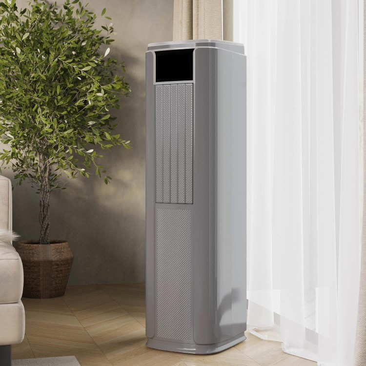 electriQ SupremeCool 10000 BTU Quiet Smart Portable Air Conditioner with Heat Pump