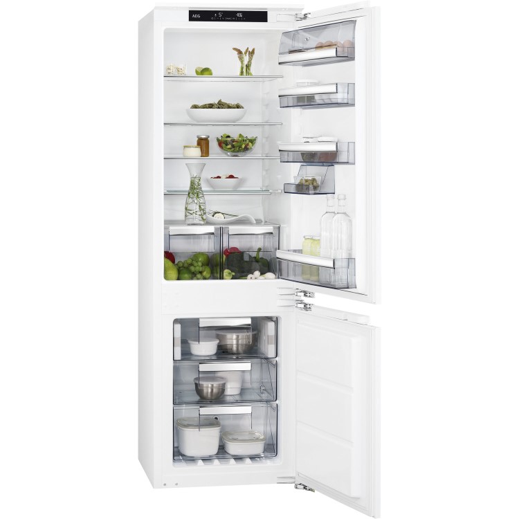 AEG SCE81826NC 60-40 Door-on-door Frost Free Integrated Fridge Freezer