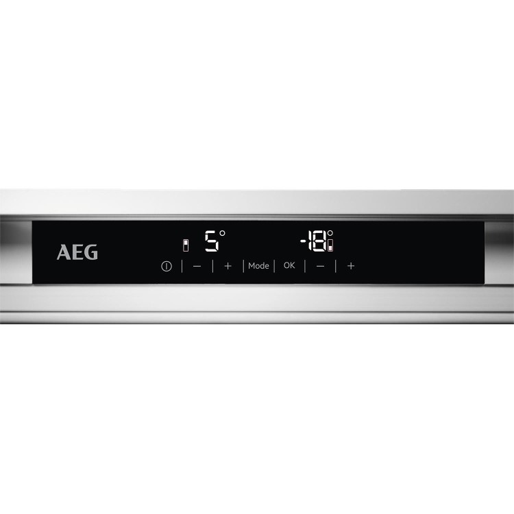 Refurbished AEG 8000 Series SCE818E8MF Integrated 244 Litre 70/30 Frost Free Fridge Freezer White