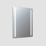 Sensio Lumino Evo+ Rectangular Bathroom Mirror with Battery Operated Lights - 500 x 700mm