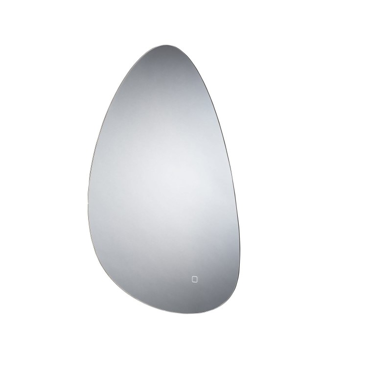 Sensio Mistral Teardrop Backlit Heated Bathroom Mirror with Lights 550 x 800mm