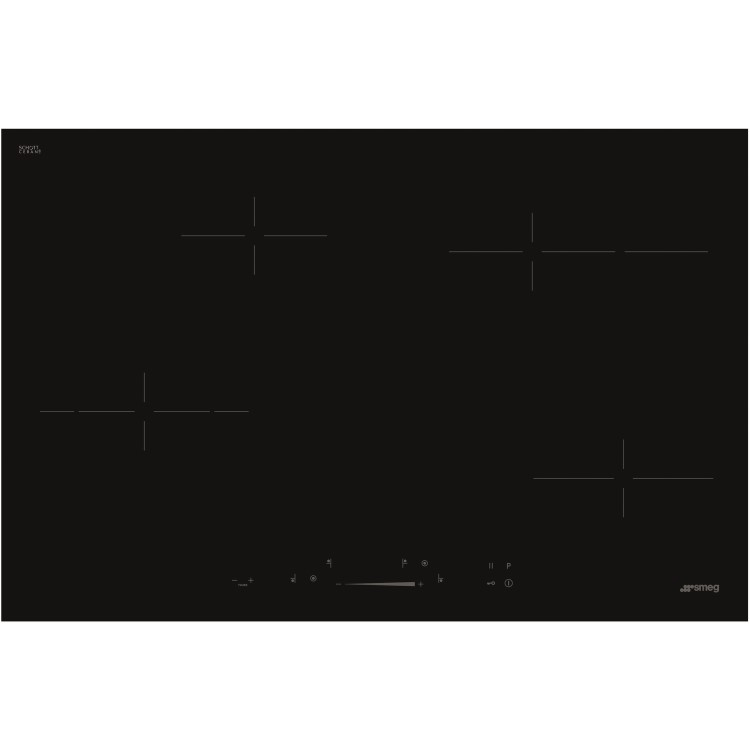 Refurbished Smeg SE484EMTD 77cm Ultra Low Profile 5 Zone Ceramic Hob