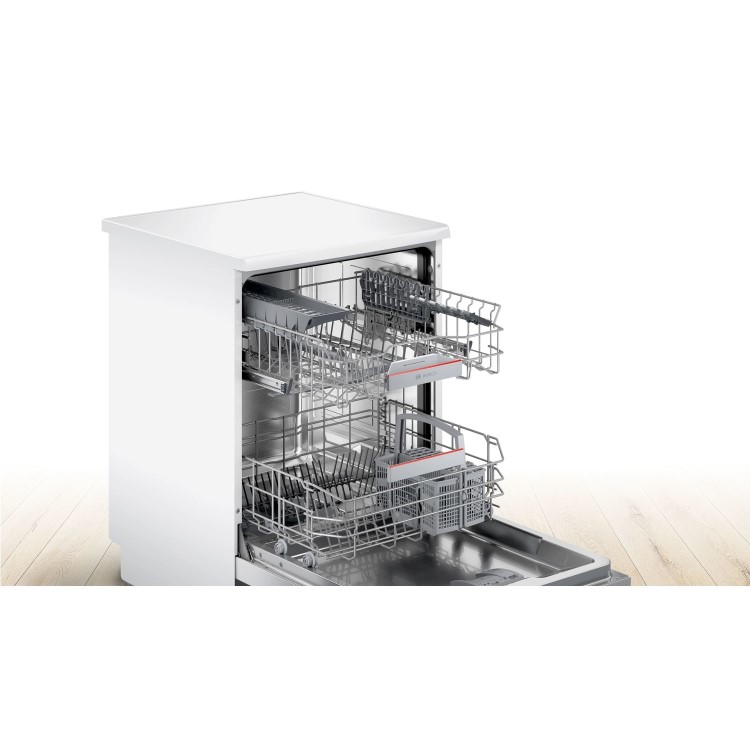 Bosch Serie 4 13 Place Settings Freestanding Dishwasher - White